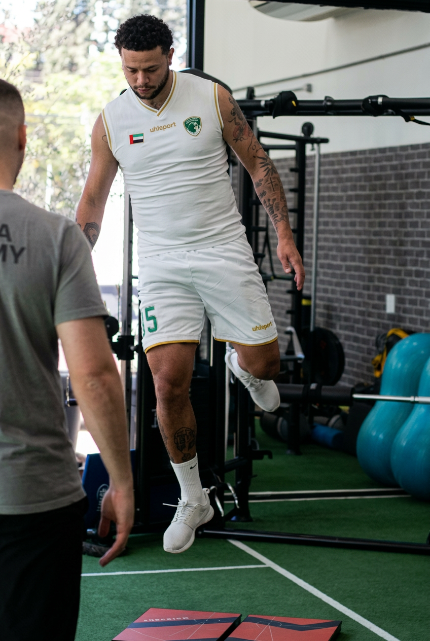 Atleta executando levantamento